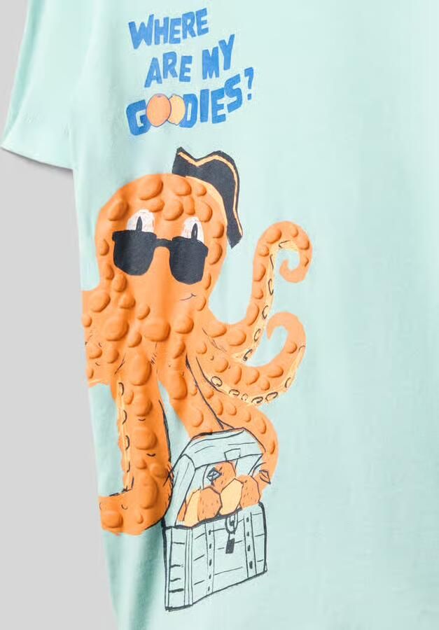 S.Oliver RED LABEL regular fit T-shirt met 3d-motiefprint - Foto 3