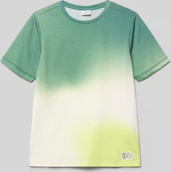 S.Oliver RED LABEL Regular fit T-shirt met katoen - Foto 4