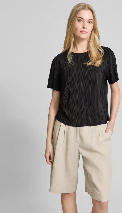 S.Oliver RED LABEL Regular fit T-shirt met plissé - Foto 4