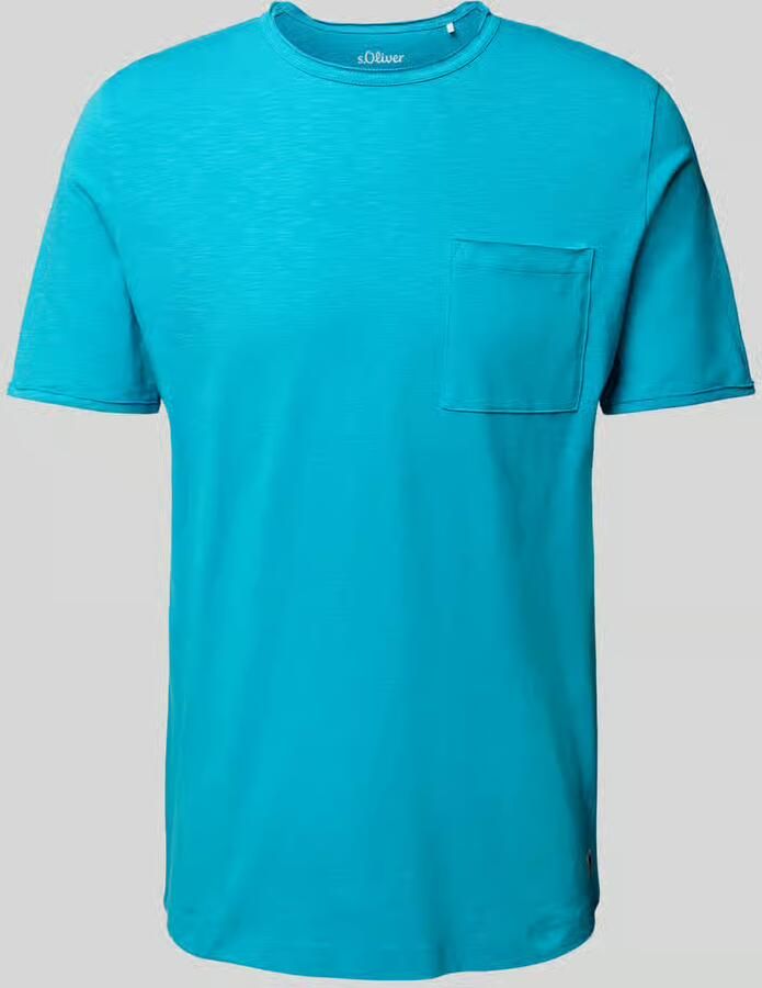 S.Oliver RED LABEL Regular fit T-shirt van puur katoen - Foto 5