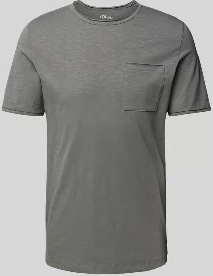 S.Oliver RED LABEL Regular fit T-shirt van puur katoen - Foto 5