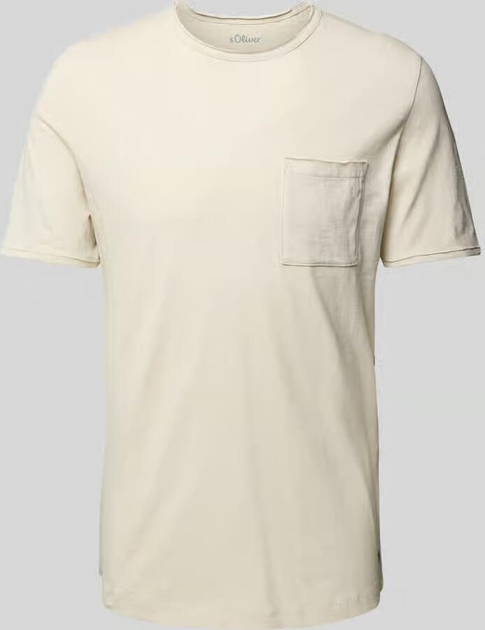 S.Oliver RED LABEL Regular fit T-shirt van puur katoen - Foto 5