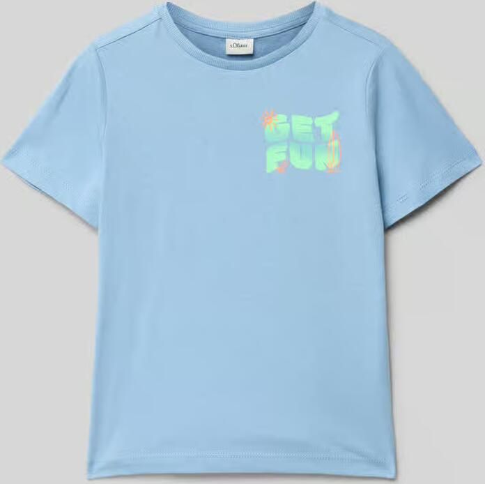 S.Oliver RED LABEL Regular fit T-shirt van puur katoen - Foto 4