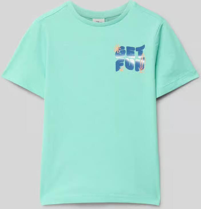 S.Oliver RED LABEL Regular fit T-shirt van puur katoen - Foto 4
