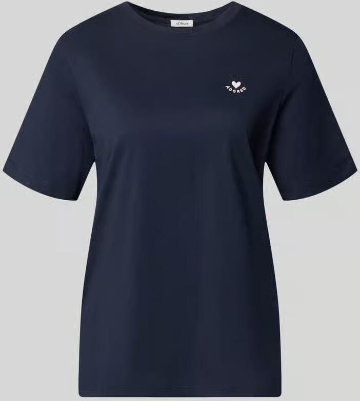 S.Oliver RED LABEL Regular fit T-shirt van puur katoen - Foto 3