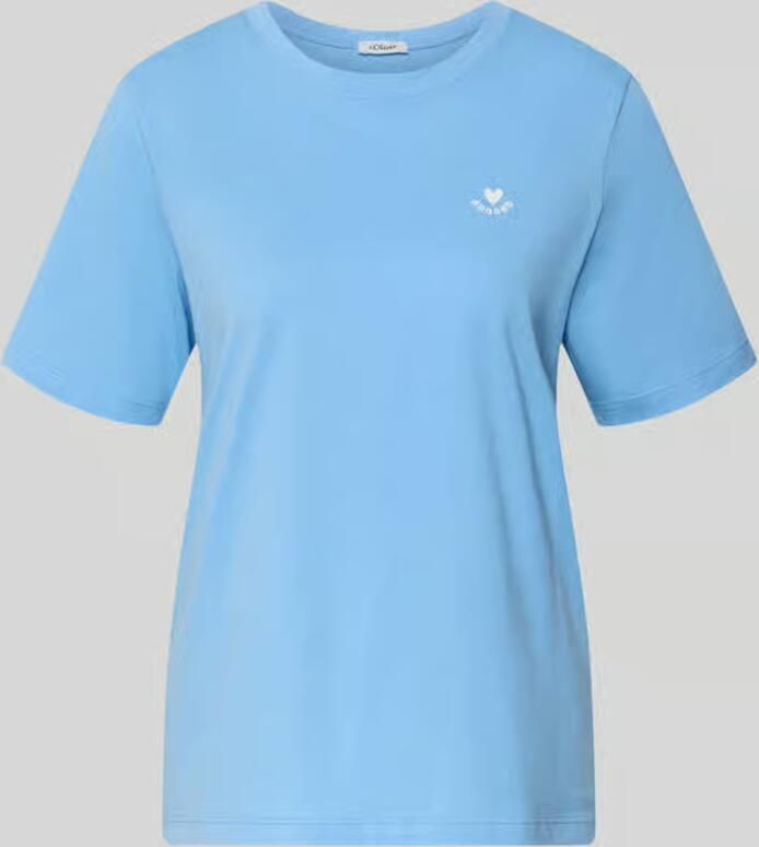 S.Oliver RED LABEL Regular fit T-shirt van puur katoen - Foto 4
