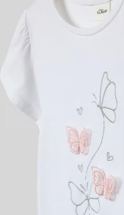 S.Oliver RED LABEL Regular fit T-shirt van puur katoen - Foto 4