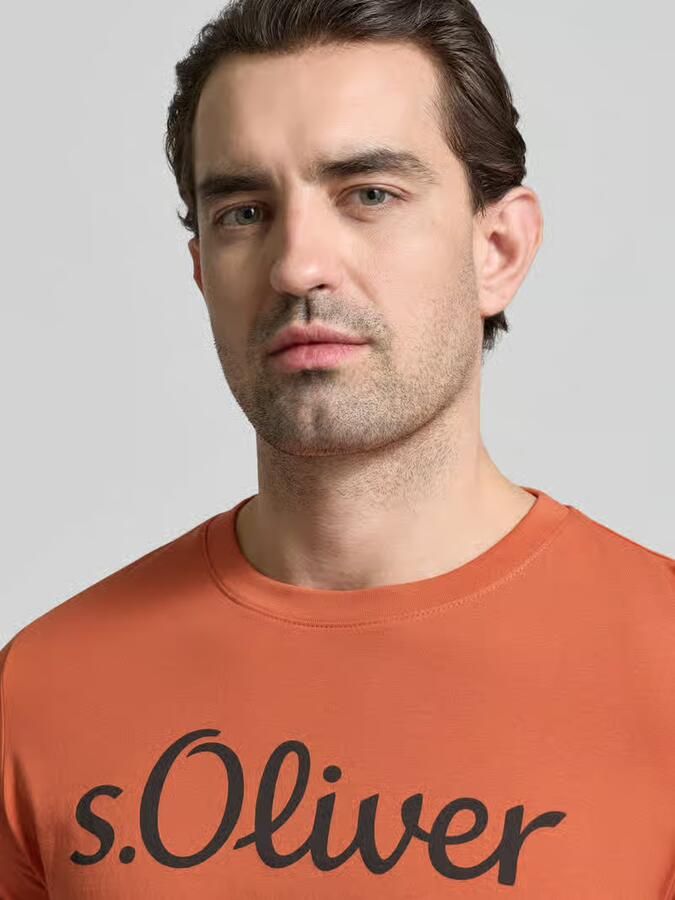 S.Oliver RED LABEL Regular fit T-shirt van puur katoen - Foto 3