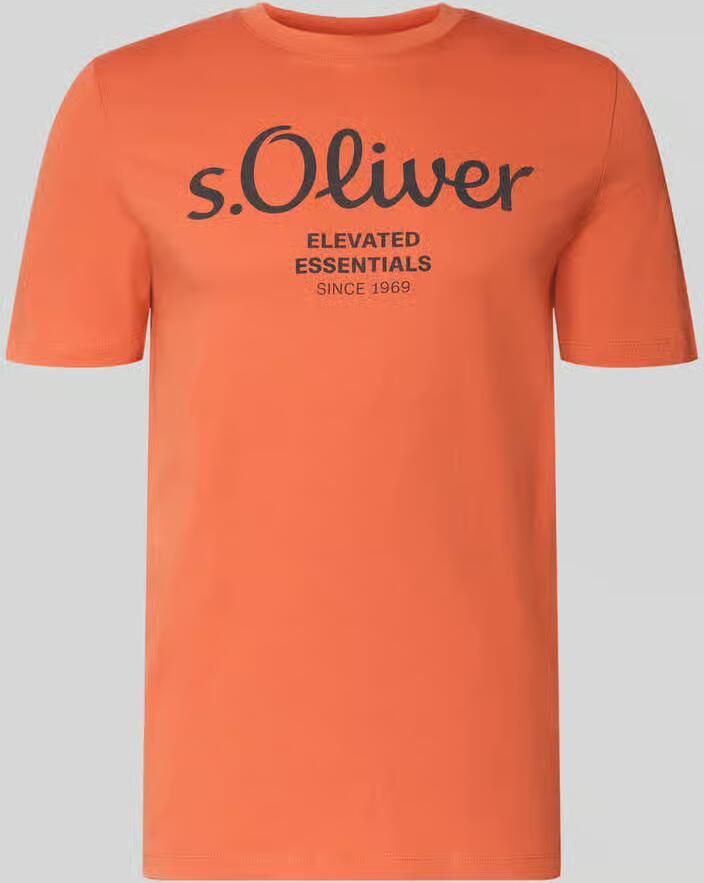 S.Oliver RED LABEL Regular fit T-shirt van puur katoen - Foto 4