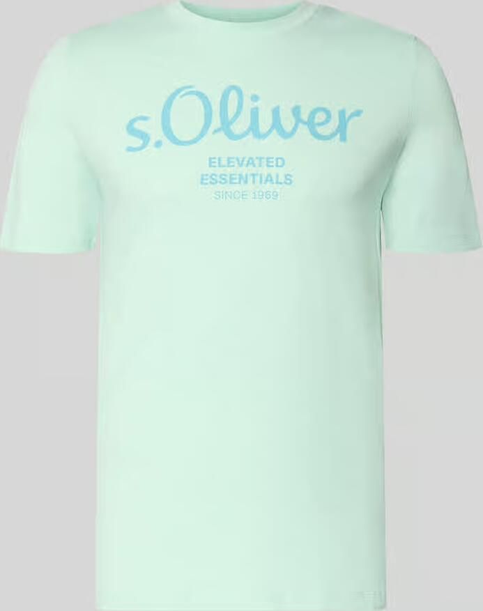 S.Oliver RED LABEL Regular fit T-shirt van puur katoen - Foto 5