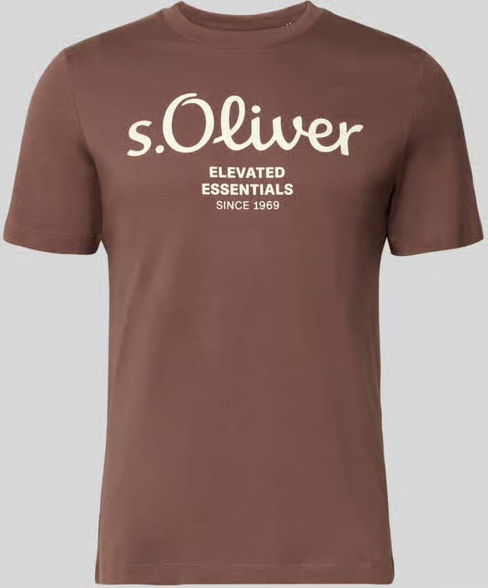 S.Oliver RED LABEL Regular fit T-shirt van puur katoen - Foto 5