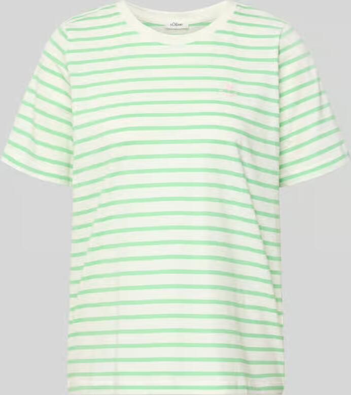 S.Oliver RED LABEL regular fit T-shirt van puur katoen - Foto 4