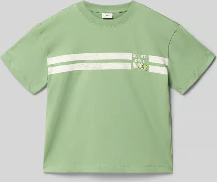 S.Oliver RED LABEL regular fit T-shirt van puur katoen - Foto 5