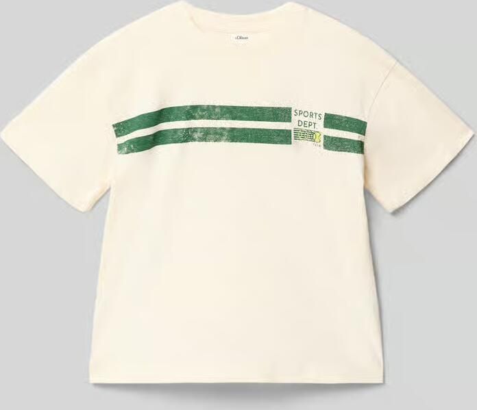 S.Oliver RED LABEL regular fit T-shirt van puur katoen - Foto 5