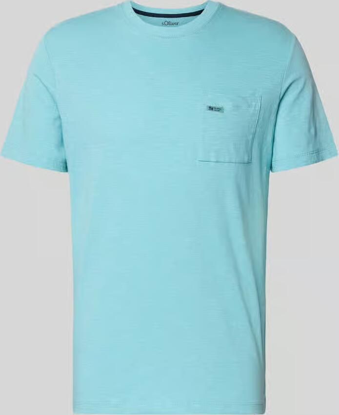 S.Oliver RED LABEL regular fit T-shirt van puur katoen - Foto 4