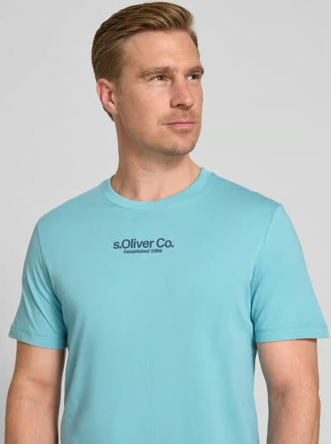 S.Oliver RED LABEL regular fit T-shirt van puur katoen - Foto 4