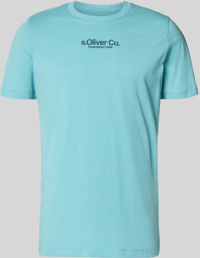 S.Oliver RED LABEL regular fit T-shirt van puur katoen - Foto 5