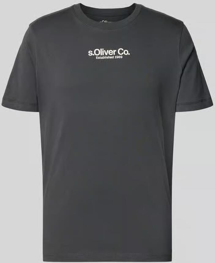S.Oliver RED LABEL regular fit T-shirt van puur katoen - Foto 4