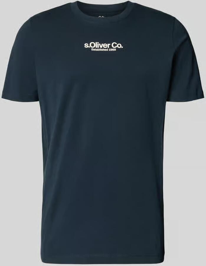 S.Oliver RED LABEL regular fit T-shirt van puur katoen - Foto 4