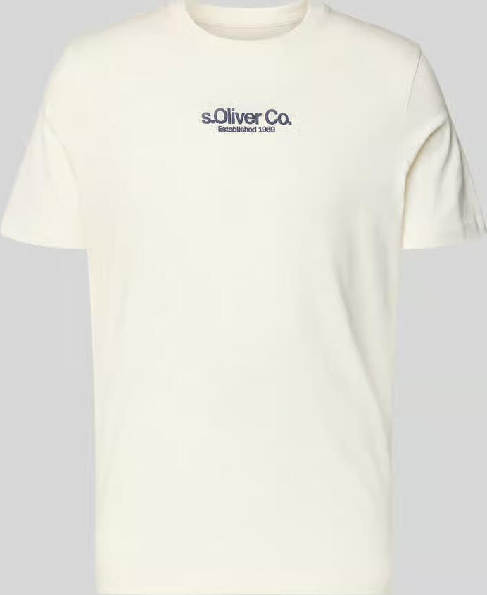 S.Oliver RED LABEL regular fit T-shirt van puur katoen - Foto 4