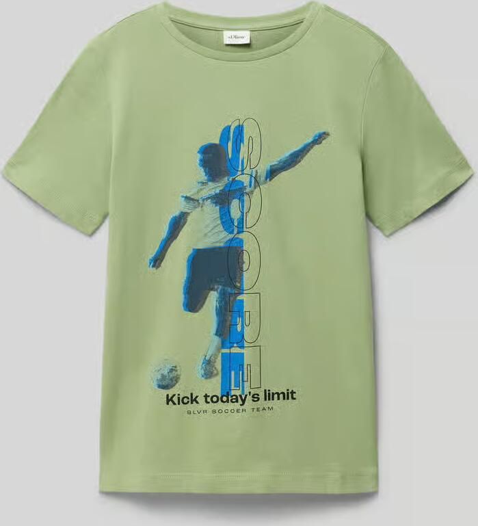 S.Oliver RED LABEL regular fit T-shirt van puur katoen - Foto 5