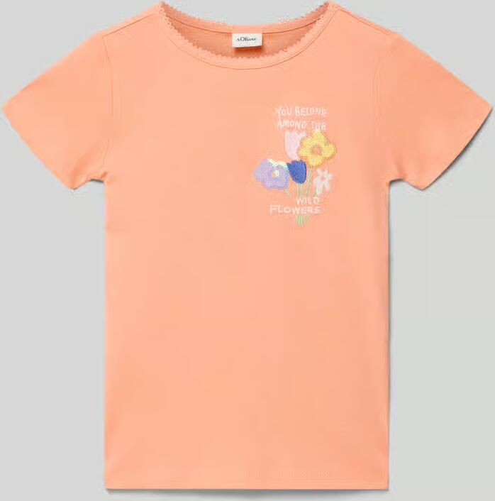 S.Oliver RED LABEL regular fit T-shirt van puur katoen - Foto 4