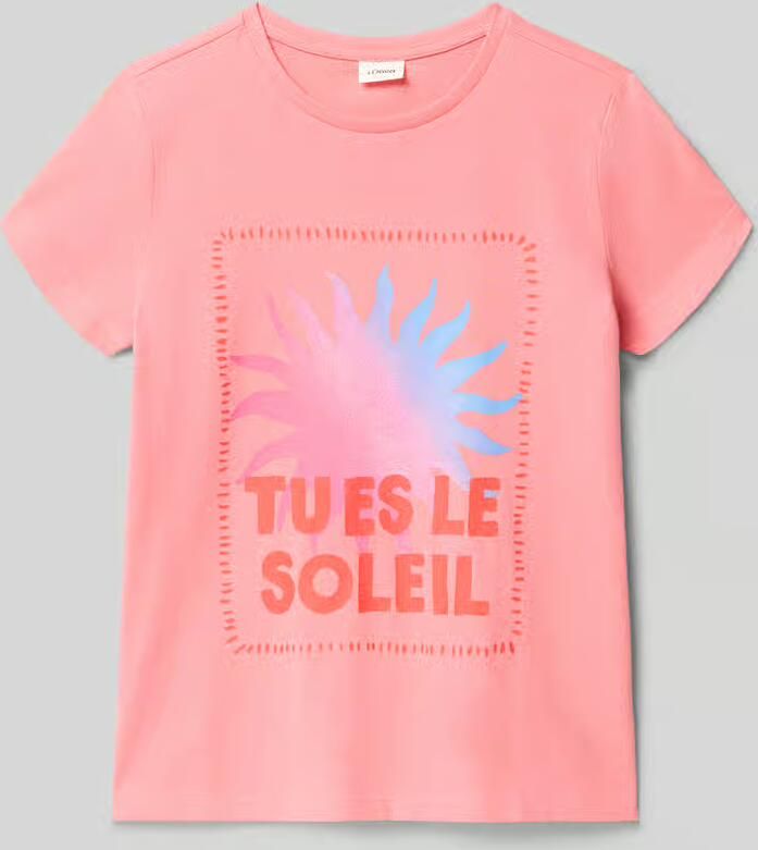S.Oliver RED LABEL regular fit T-shirt van puur katoen - Foto 4