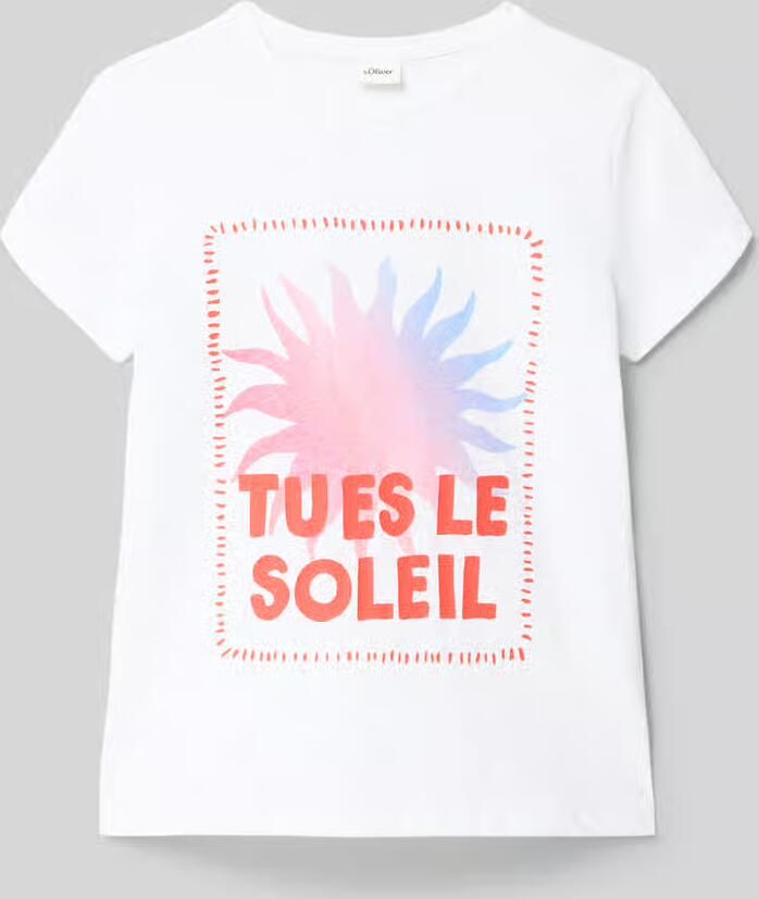 S.Oliver RED LABEL regular fit T-shirt van puur katoen - Foto 4