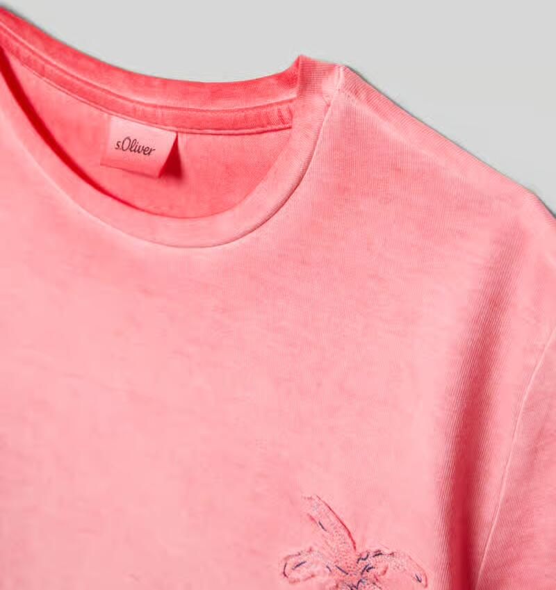 S.Oliver RED LABEL regular fit T-shirt van puur katoen - Foto 3