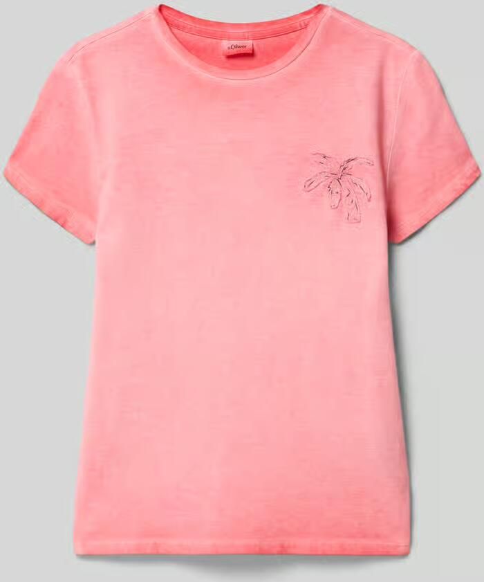 S.Oliver RED LABEL regular fit T-shirt van puur katoen - Foto 4
