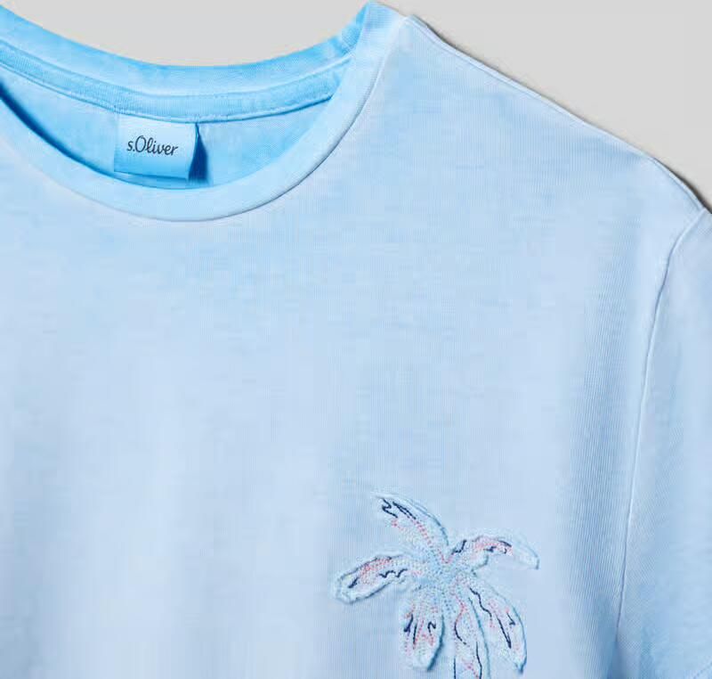S.Oliver RED LABEL regular fit T-shirt van puur katoen - Foto 4