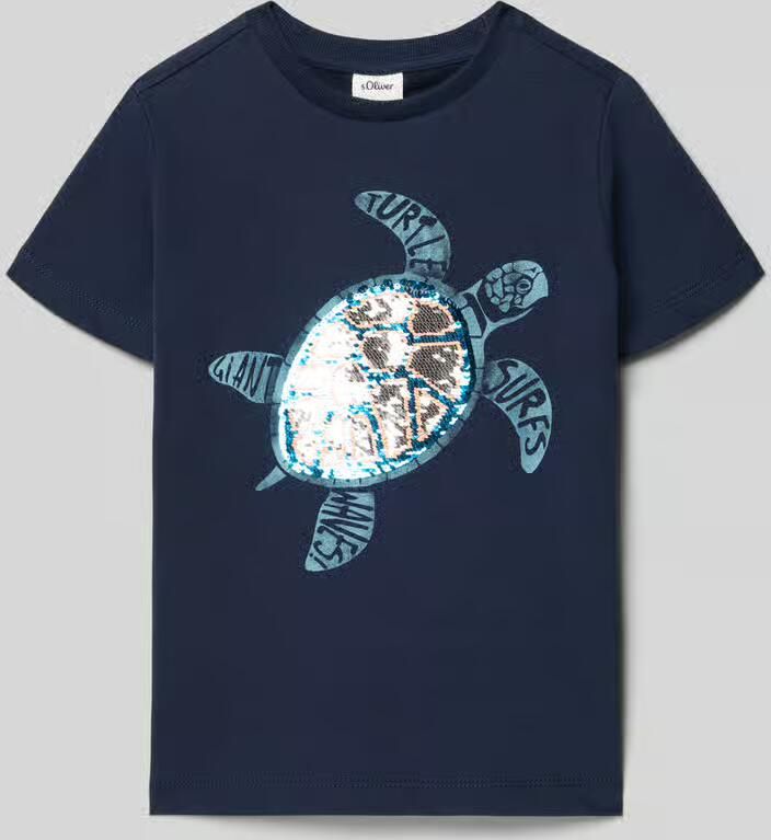 S.Oliver RED LABEL regular fit T-shirt van puur katoen - Foto 4