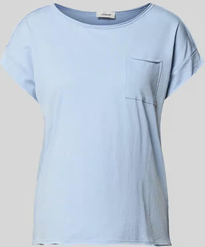 S.Oliver RED LABEL regular fit T-shirt van puur katoen - Foto 5