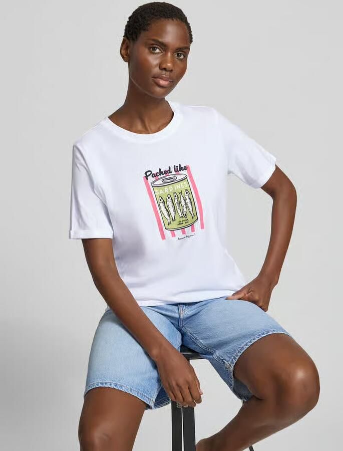 S.Oliver RED LABEL regular fit T-shirt van puur katoen - Foto 4