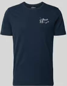 S.Oliver RED LABEL regular fit T-shirt van puur katoen - Foto 4
