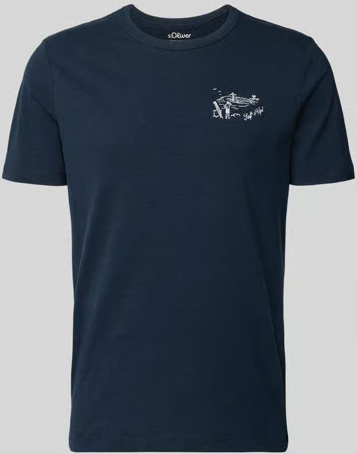 S.Oliver RED LABEL regular fit T-shirt van puur katoen - Foto 5