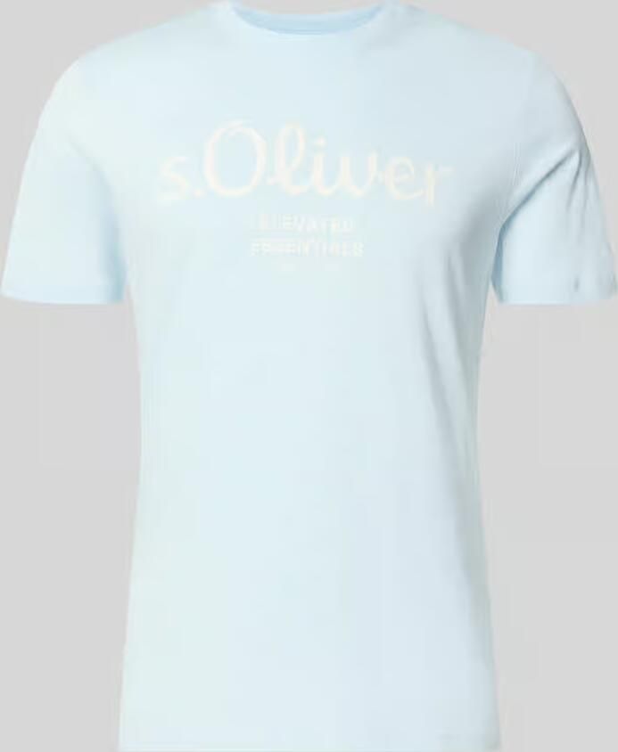 S.Oliver RED LABEL regular fit T-shirt van puur katoen - Foto 5