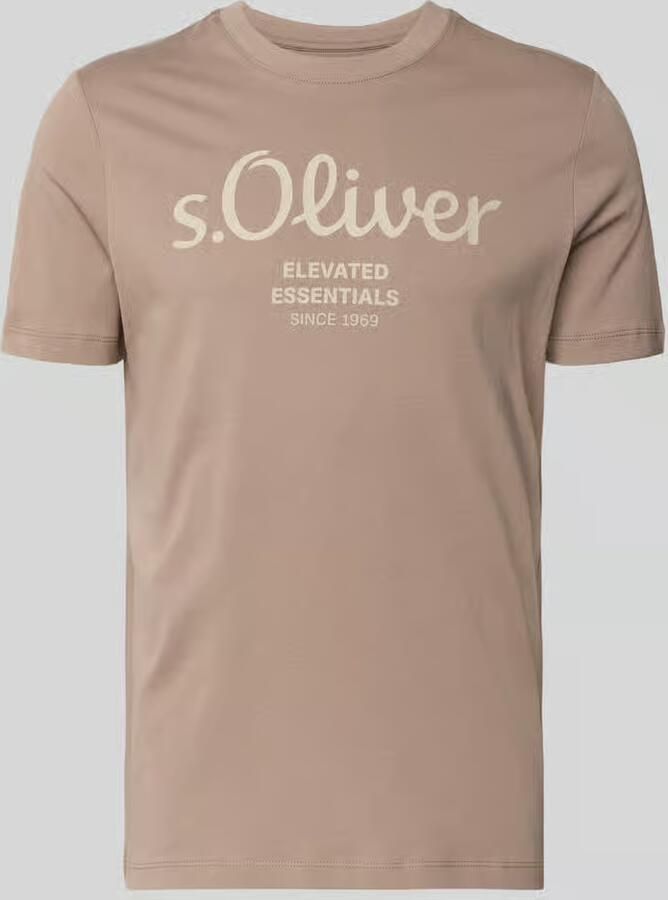 S.Oliver RED LABEL regular fit T-shirt van puur katoen - Foto 5