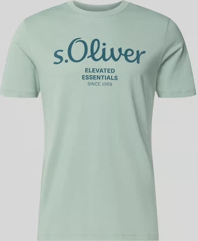 S.Oliver RED LABEL regular fit T-shirt van puur katoen - Foto 5