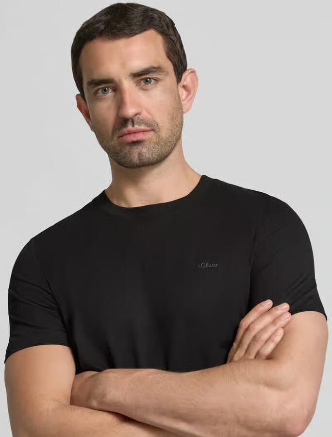 S.Oliver RED LABEL Regular fit T-shirt van biologisch katoen - Foto 3