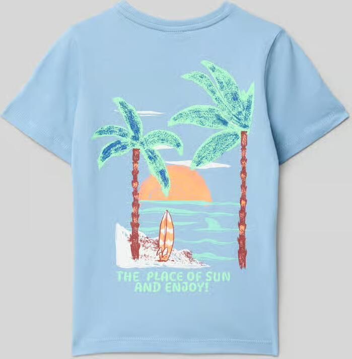 S.Oliver RED LABEL Regular fit T-shirt van puur katoen - Foto 4