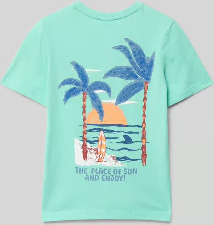 S.Oliver RED LABEL Regular fit T-shirt van puur katoen - Foto 5