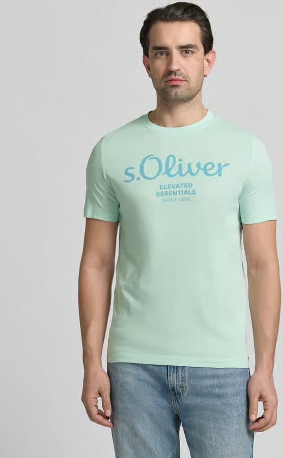 S.Oliver RED LABEL Regular fit T-shirt van puur katoen - Foto 6