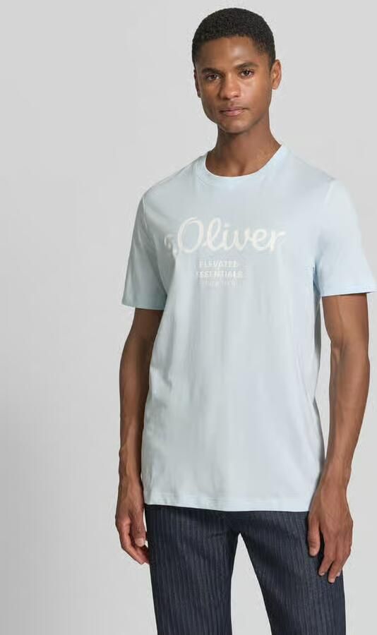 S.Oliver RED LABEL regular fit T-shirt van puur katoen - Foto 6