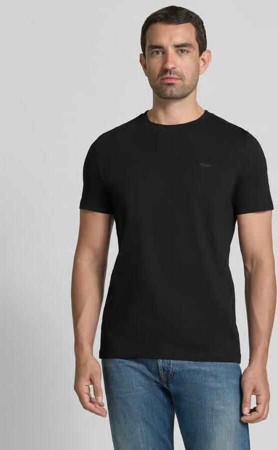 S.Oliver RED LABEL Regular fit T-shirt van biologisch katoen - Foto 4