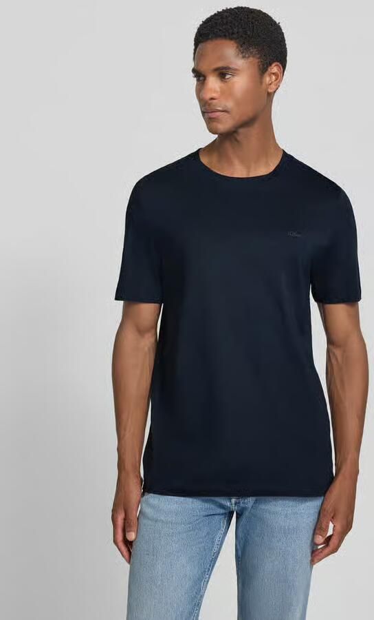 S.Oliver RED LABEL Regular fit T-shirt van biologisch katoen - Foto 6