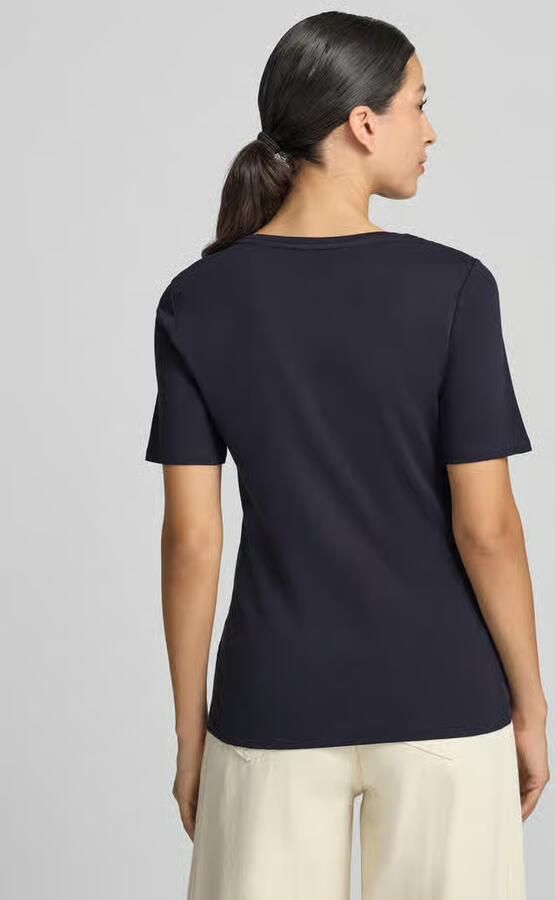 S.Oliver RED LABEL Slim fit T-shirt van puur katoen i interlock-jersey-kwaliteit - Foto 2