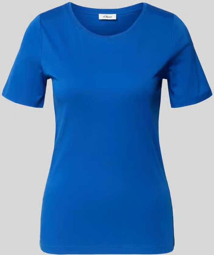 S.Oliver RED LABEL Regular fit T-shirt van puur katoen interlockjersey - Foto 2