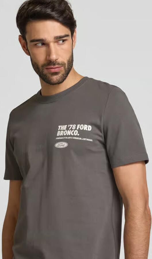S.Oliver RED LABEL Regular fit T-shirt van puur katoen met Ford -applicatie