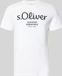 S.Oliver RED LABEL regular fit T-shirt van puur katoen model 'BASIC TEE BIG LOGO' - Foto 6